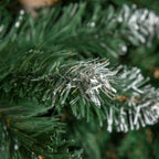 180 cm aidonnäköinen tekokuusi kävyillä – lumiefektillä, 1111 oksaa ja tukeva metallijalka, sisäkäyttöön