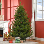 180 cm aidonnäköinen tekokuusi – 1942 oksaa, täyteläinen ja tukeva metallijalka, paloturvallinen ja helppo koota