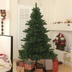 180 cm Nordmann-tyylinen tekokuusi – 880 oksaa, aidonnäköinen ja tukeva metallijalka, paloturvallinen ja helppo koota