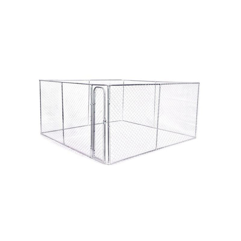 POHJOLAN LEMMIKKITARVIKE Koiratarha 3 x 3 x 1,82m, korkea koira-aitaus, galvanoitu teräs