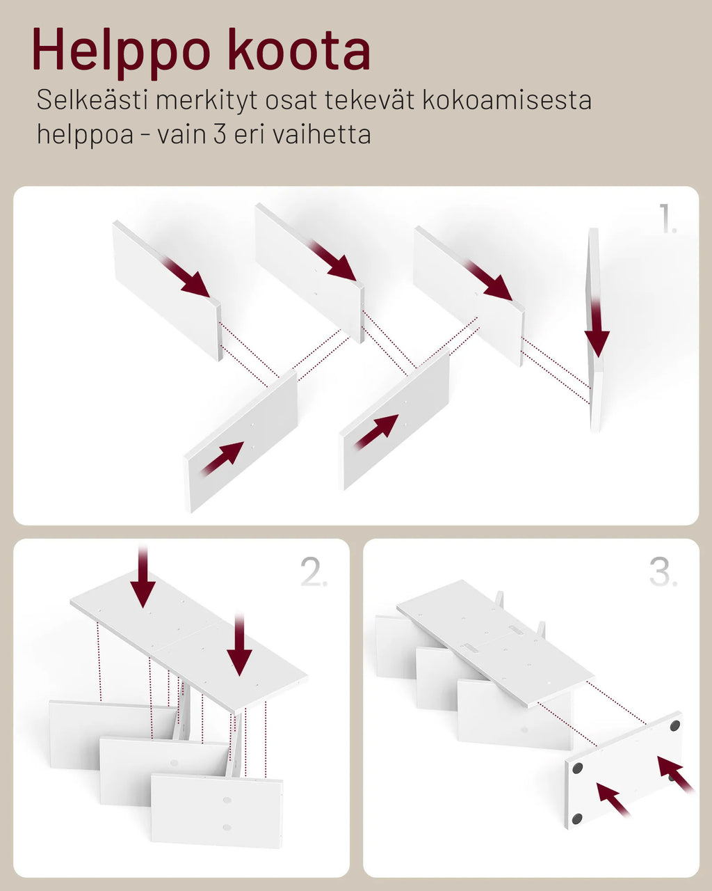 5-tasoinen kulmakirjahylly – kompakti ja tyylikäs säilytysratkaisu pieniin tiloihin