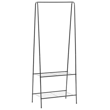 Vaateteline 59x35x150 cm musta