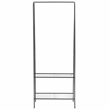 Vaateteline 59x35x150 cm musta