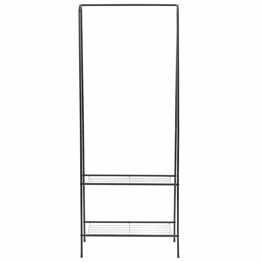 Vaateteline 59x35x150 cm musta