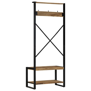Vaateteline 80x40x190 cm Massiivipuuta mango