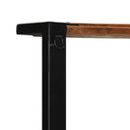 Vaateteline Monivärinen 80x40x190 cm Massiivipuu kierrätetty