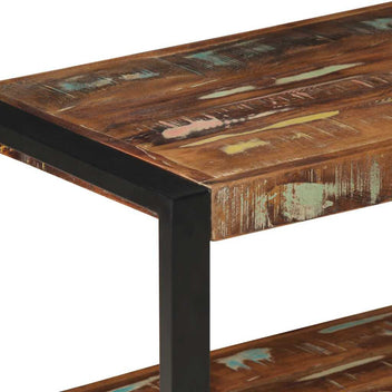 Klädhängare Flerfärgad 80x40x190 cm Massivt trä återvunnet