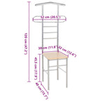 Vaatetelineet 2 kpl metalli