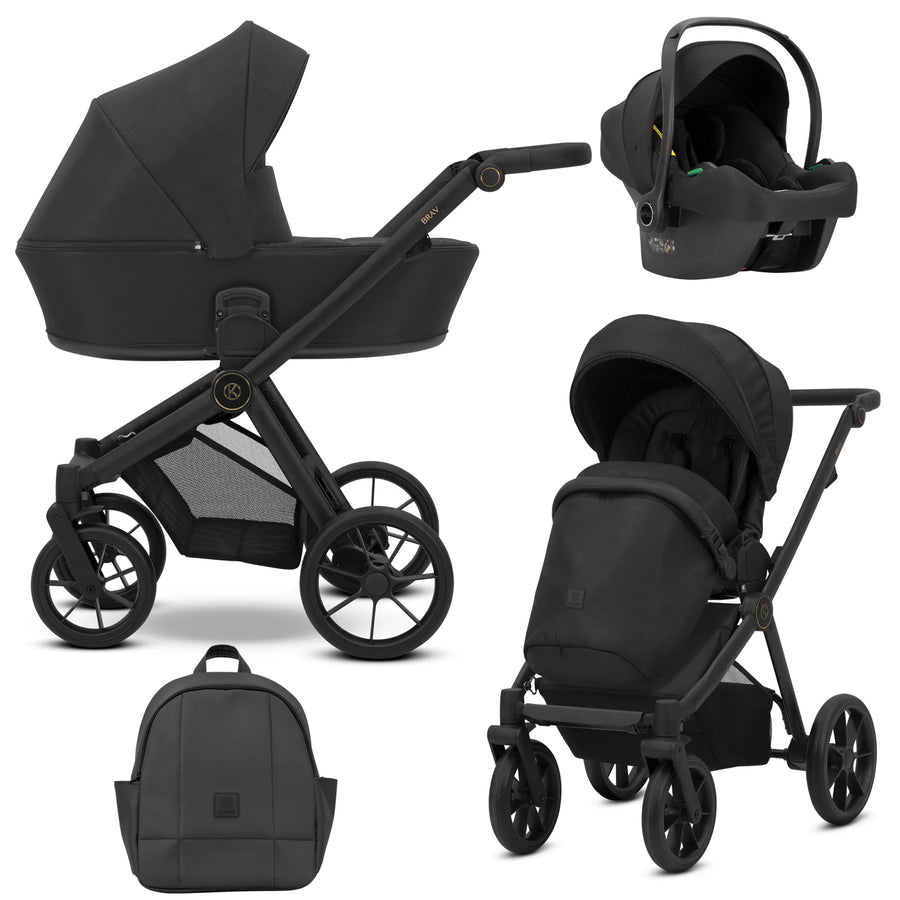 Kunert Brav 3-in-1 yhdistelmävaunut Cosmo-turvakaukalolla, useita värejä