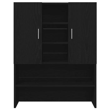 Pesukonetorni 2 kpl Musta tammi 70.5 x 71.5 x 181.5 cm