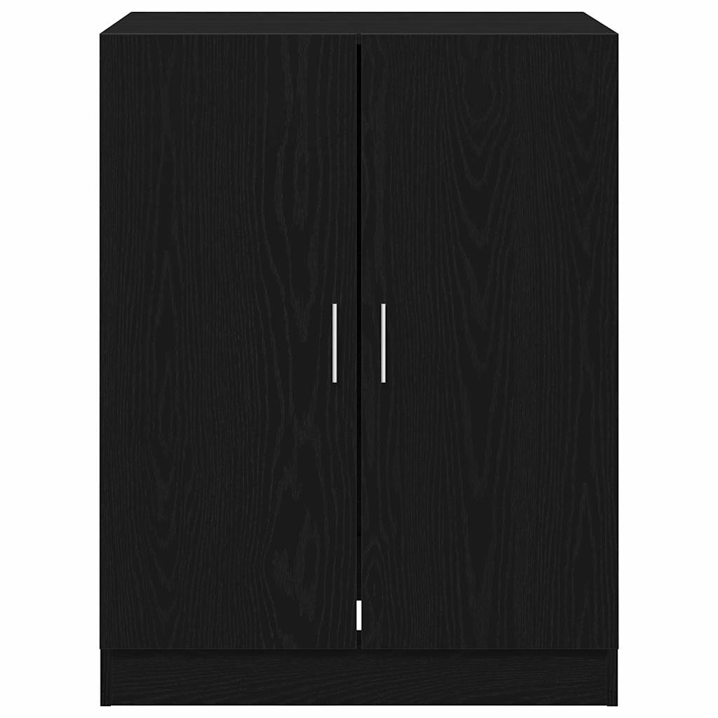 Pesukonetorni 2 kpl Musta tammi 70.5 x 71.5 x 181.5 cm