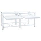 kaksinkertainen pesukoneen jalusta ulosvedettävillä hyllyillä