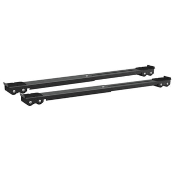 Tvättmaskinsunderrede 2 st Svart 72 x 5 x 4,5 cm Stål