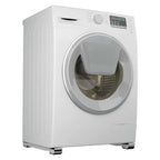 Pesukoneen jalusta 2 pcs Hopea 72 x 5 x 4.5 cm Teräs