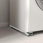 Pesukoneen jalusta 2 pcs Hopea 72 x 5 x 4.5 cm Teräs