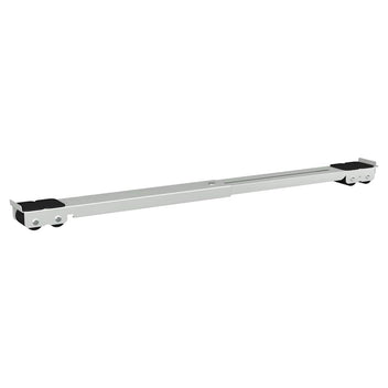 Pesukoneen jalusta 2 pcs Hopea 72 x 5 x 4.5 cm Teräs