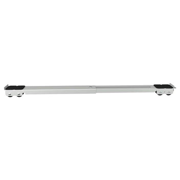 Pesukoneen jalusta 2 pcs Hopea 72 x 5 x 4.5 cm Teräs