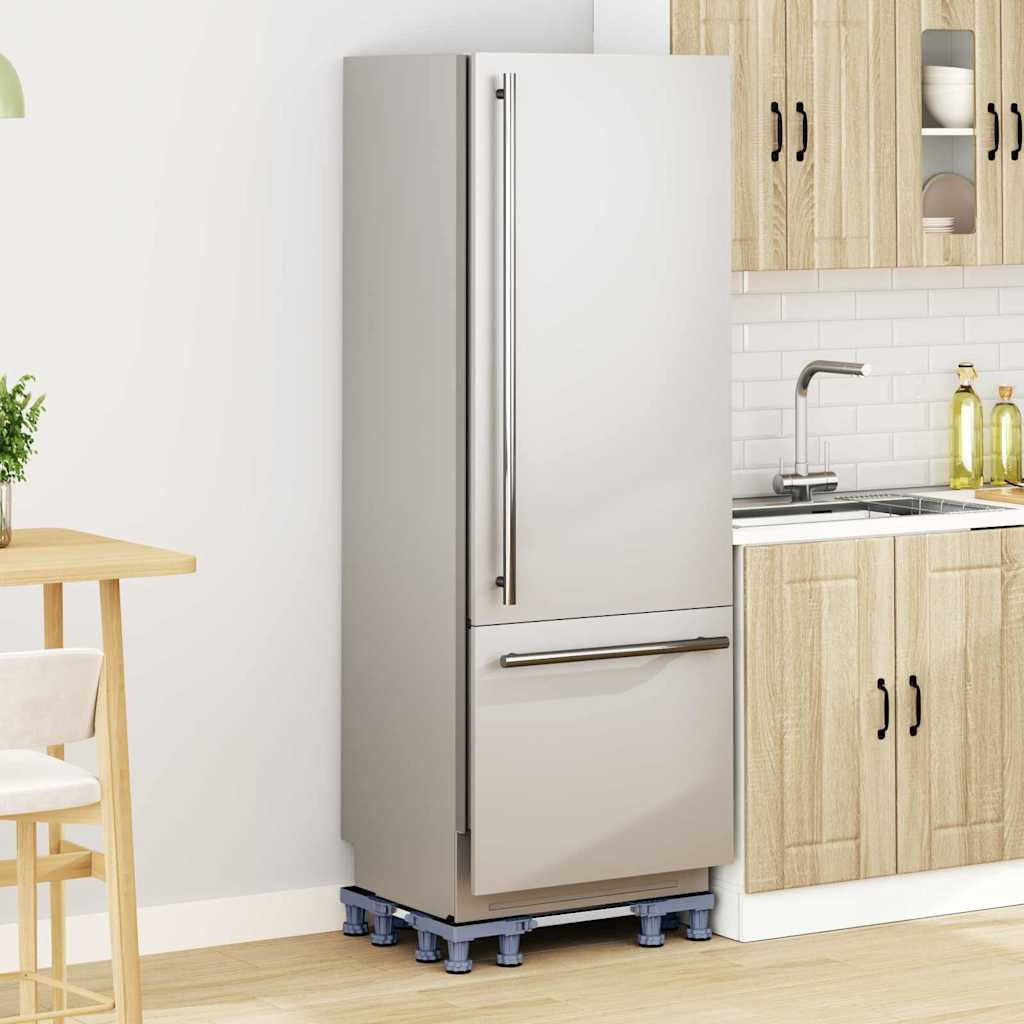 Pesukoneen Tukijalka Harmaa 67 x 67 x 12 cm Metalli