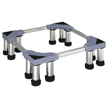 Tvättmaskinsockel Grå 67 x 67 x 21,5 cm Metall