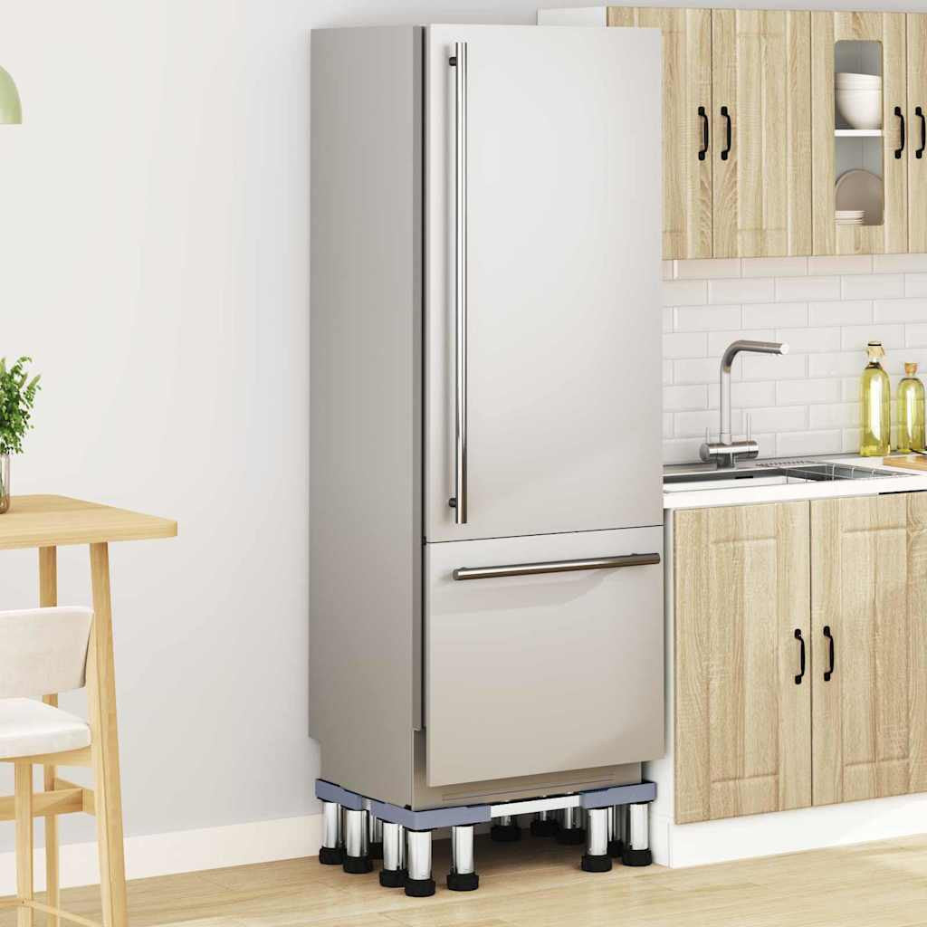 Pesukoneen jalusta Harmaa 67 x 67 x 21.5 cm Metalli