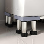 Pesukoneen jalusta Harmaa 67 x 67 x 21.5 cm Metalli