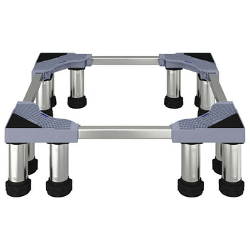 Tvättmaskinsockel Grå 67 x 67 x 21,5 cm Metall
