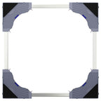 Pesukoneen jalusta Harmaa 67 x 67 x 21.5 cm Metalli