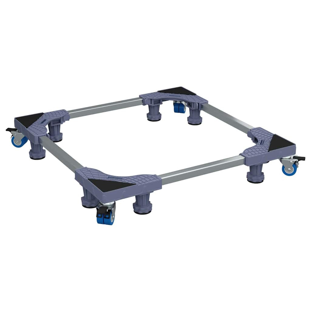 Pesukoneen jalusta Harmaa 66 x 66 x 12 cm Metalli