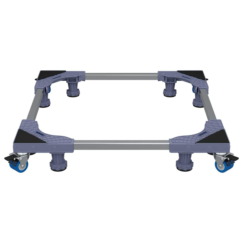 Pesukoneen jalusta Harmaa 66 x 66 x 12 cm Metalli