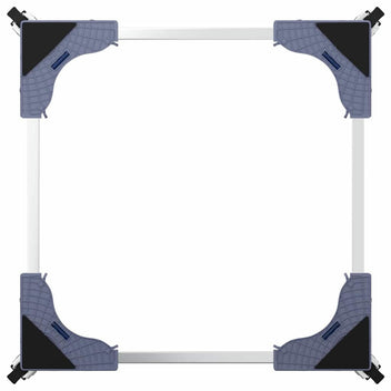 Tvättmaskinsunderrede Grå 66 x 66 x 12 cm Metall