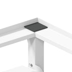 Pesukoneen korokejalusta vetohyllyllä valkoinen