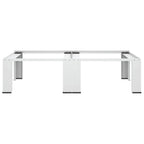 Pesukoneen ja kuivausrummun korokejalusta valkoinen