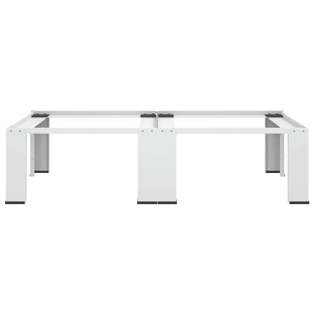 Pesukoneen ja kuivausrummun korokejalusta valkoinen