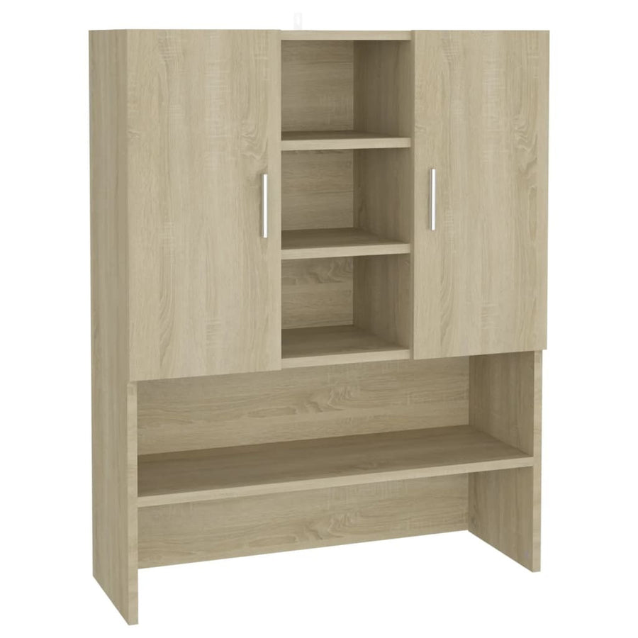 Tvättmaskinskåp Sonoma ek 70,5x25,5x90 cm
