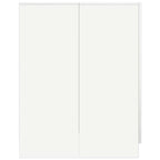 Pesukonekaappi valkoinen 71x71,5x91,5 cm