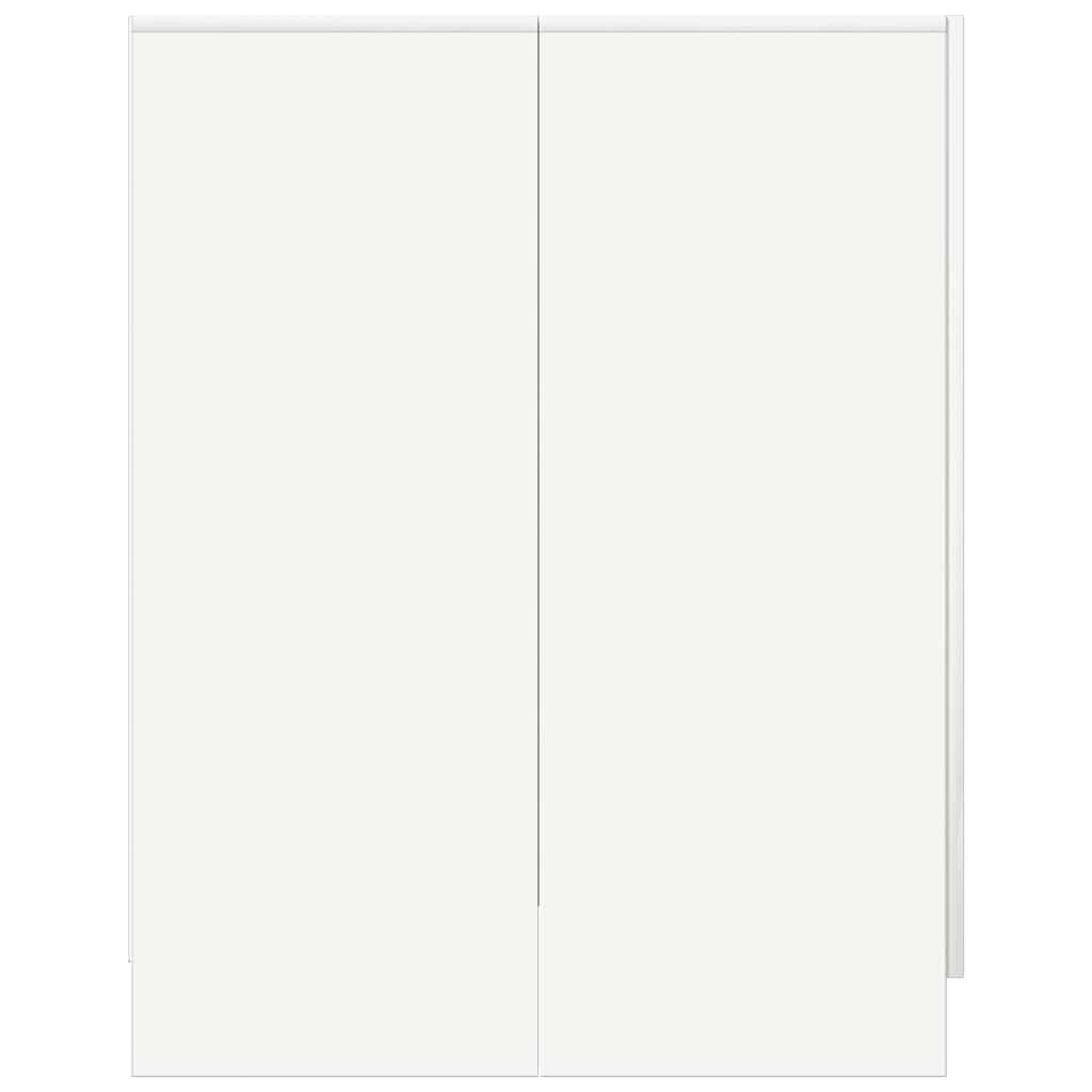 Tvättmaskinskåp, vitt, 71x71,5x91,5 cm
