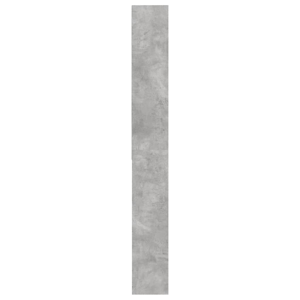 Tvättmaskinskåp, betonggrå, 64x24x190 cm
