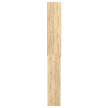 Tvättmaskinskåp Sonoma ek 64x25,5x190 cm