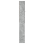 Pesukonekaappi betoninharmaa 64x25,5x190 cm