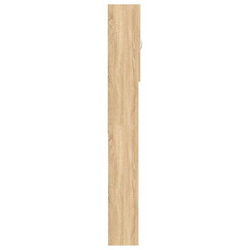 Tvättmaskinskåp Sonoma ek 64x25,5x190 cm