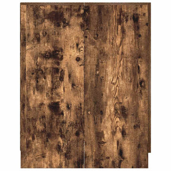 Tvättmaskinskåp, rökt ek, 71x71,5x91,5 cm