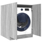 Pesukonekaappi harmaa Sonoma 71x71,5x91,5 cm