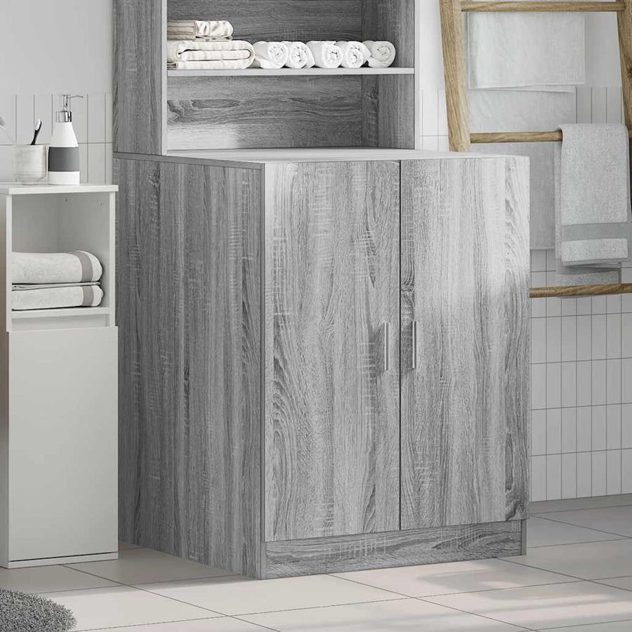 Pesukonekaappi harmaa Sonoma 71x71,5x91,5 cm