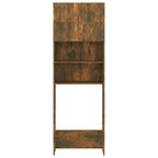 Pesukonekaappi savutammi 64x25,5x190 cm, Avohyllyillä