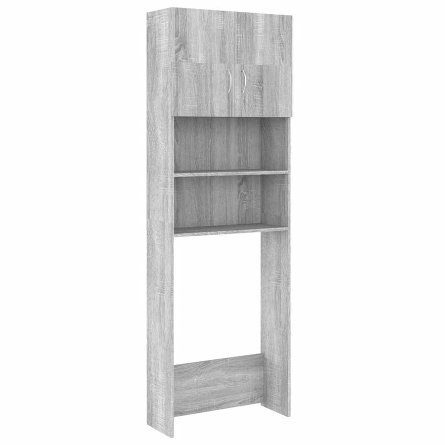 Pesukonekaappi harmaa Sonoma 64x25,5x190 cm