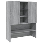 Pesukonekaappi harmaa Sonoma 70,5x25,5x90 cm