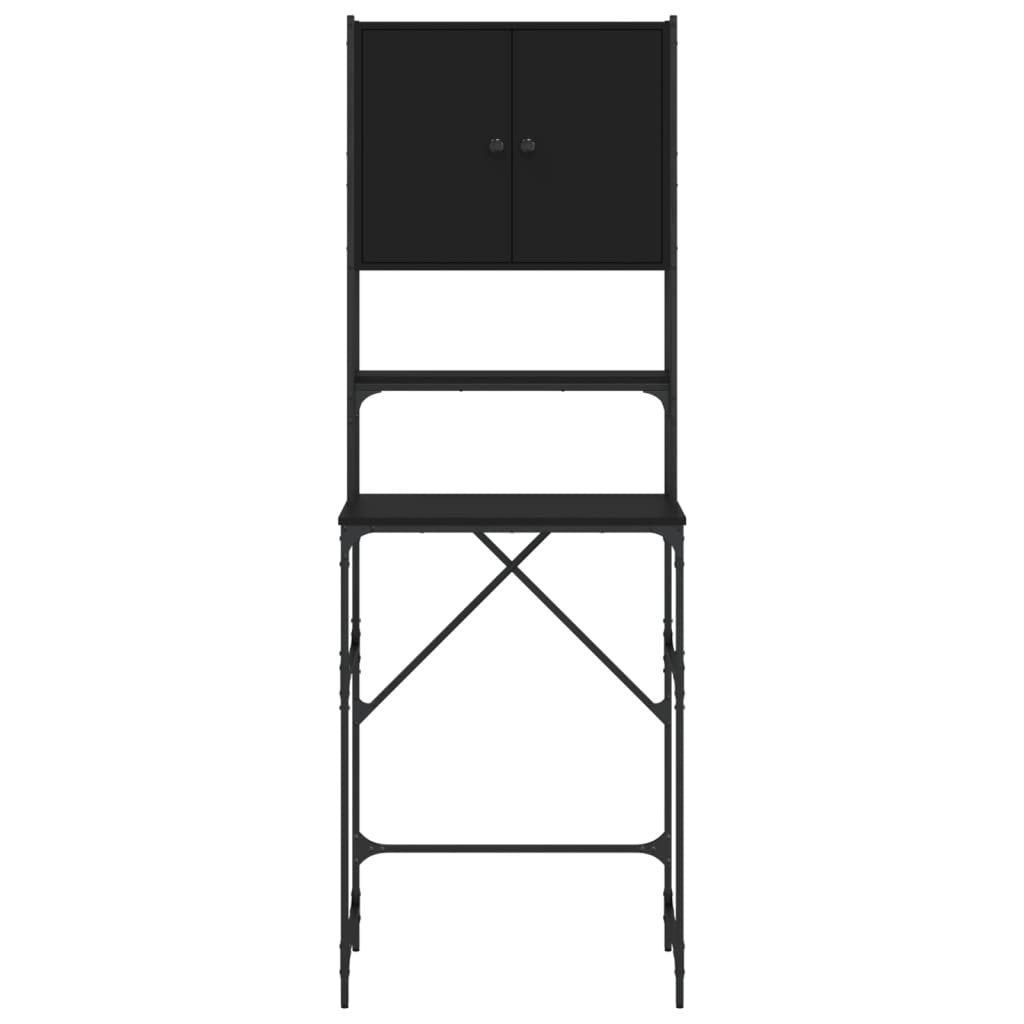 Pesukonekaappi musta 68x48,5x194 cm