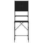 Pesukonekaappi musta 68x48,5x194 cm