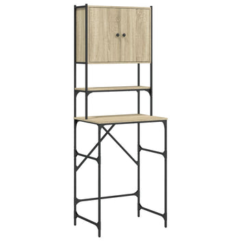 Tvättmaskinskåp Sonoma ek 68x48,5x194 cm