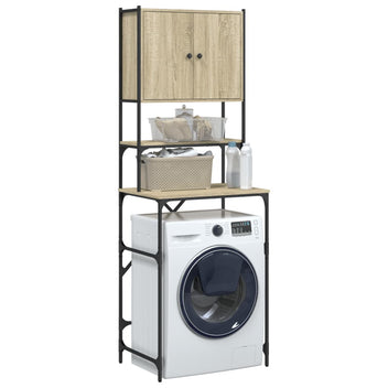 Tvättmaskinskåp Sonoma ek 68x48,5x194 cm